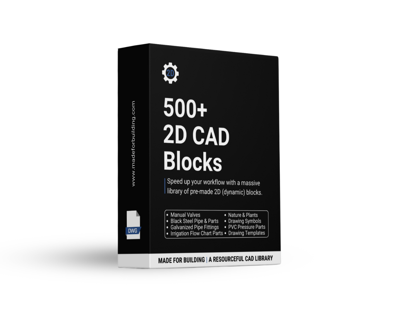 500+ 2D (Dynamic) Blocks Made for Building a Resourful CAD Library